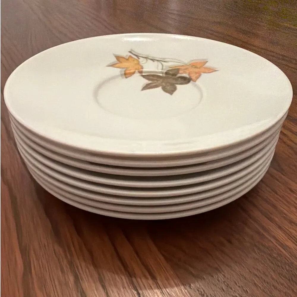 Vintage Texas Ware Melmac Autumn Maple Leaf 6